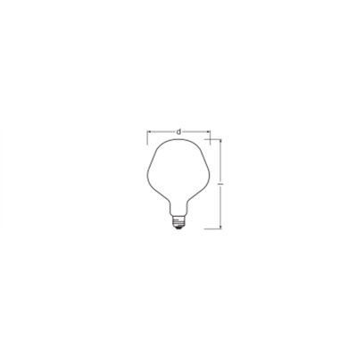 Vintage 1906 LED Special Shapes Dimmable 7.3W 827 Frosted E27