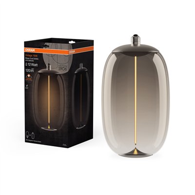 Vintage 1906® LED BIG DECORATIVE BULB WITH FILAMENT-MAGNETIC STYLE 4W 818 Smoke E27