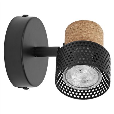 DECOR SPOT CORK BLACK 1x3.4W 927 DIM