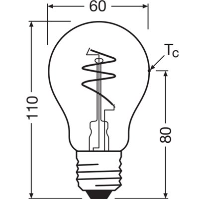 Vintage 1906® LED CLASSIC A 4.9W 927 Gold E27