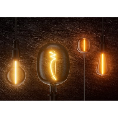 Vintage 1906® LED CLASSIC A, Globe and EDISON WITH FILAMENT-MAGNETIC STYLE 2.2W 827 Gold E27