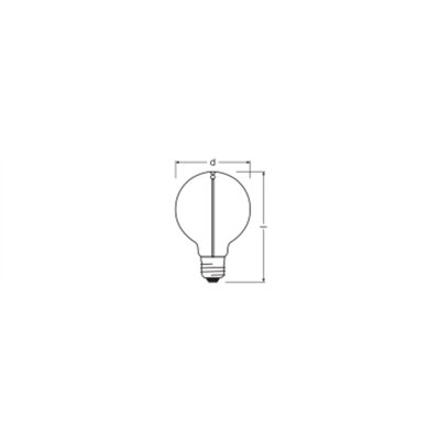 Vintage 1906® LED CLASSIC A, Globe and EDISON WITH FILAMENT-MAGNETIC STYLE 2.2W 827 Clear E27