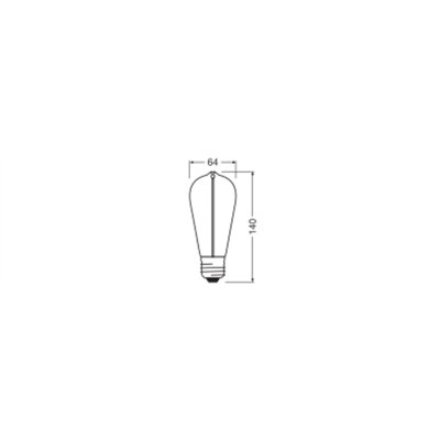 Vintage 1906® LED CLASSIC A, Globe and EDISON WITH FILAMENT-MAGNETIC STYLE 2.2W 827 Clear E27