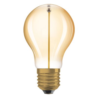 Vintage 1906® LED CLASSIC A, Globe and EDISON WITH FILAMENT-MAGNETIC STYLE 1.8W 827 Gold E27