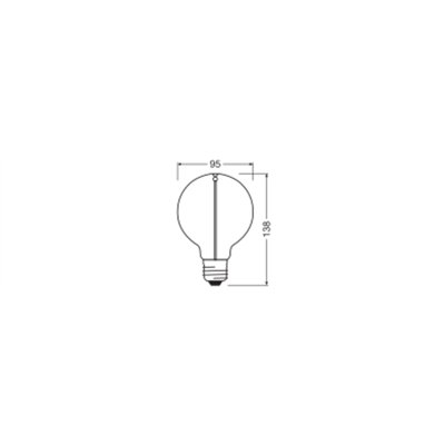 Vintage 1906® LED CLASSIC A, Globe and EDISON WITH FILAMENT-MAGNETIC STYLE 2.2W 818 Smoke E27
