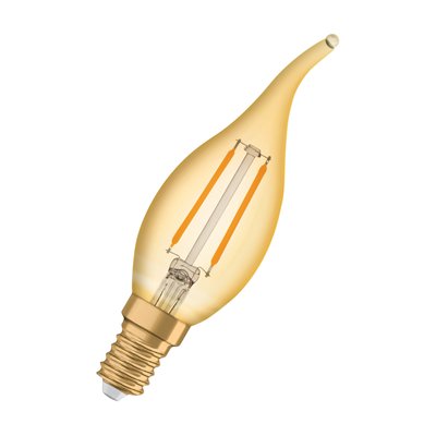 Vintage 1906® LED CLASSIC B 1.5W 824 Gold E14