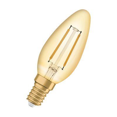 Vintage 1906® LED CLASSIC B 2.5W 824 Gold E14