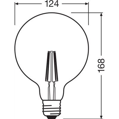 Vintage 1906® LED CLASSIC GLOBE 2.5W 824 Gold E27