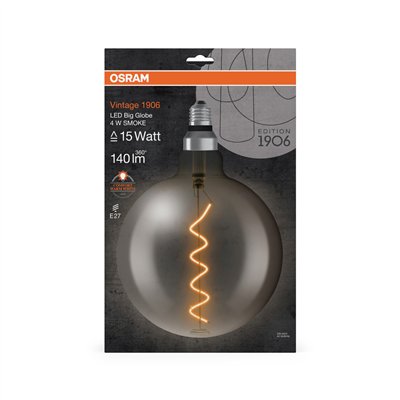 Vintage 1906® LED CLASSIC GLOBE 4W 818 Smoke E27