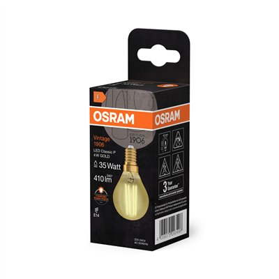 Vintage 1906® LED CLASSIC P 4W 824 Gold E14