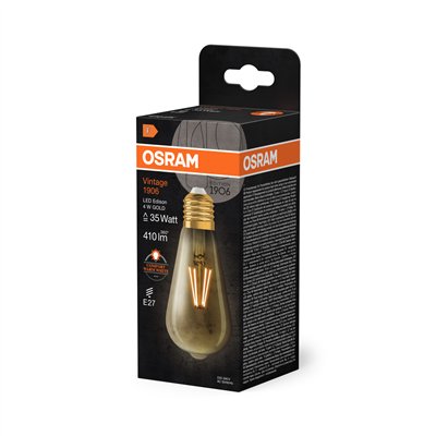 Vintage 1906® LED EDISON 4W 824 Gold E27