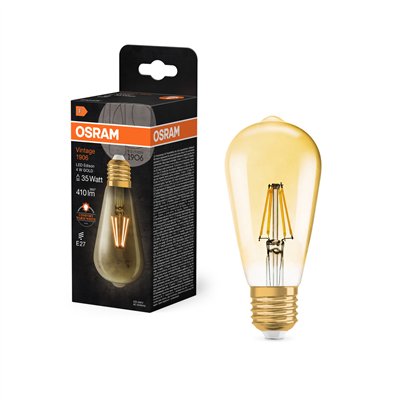 Vintage 1906® LED EDISON 4W 824 Gold E27