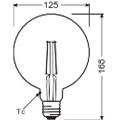 Vintage 1906® LED SPECIAL Shapes 4W 824 Gold E27