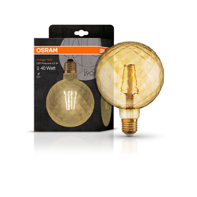 Vintage 1906® LED SPECIAL Shapes 4W 824 Gold E27