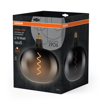 Vintage 1906® LED SPECIAL Shapes 4.5W 818 Smoke E27