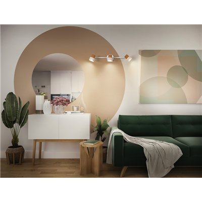 DECOR SPOT CORK WHITE 3x3.4W 927 DIM