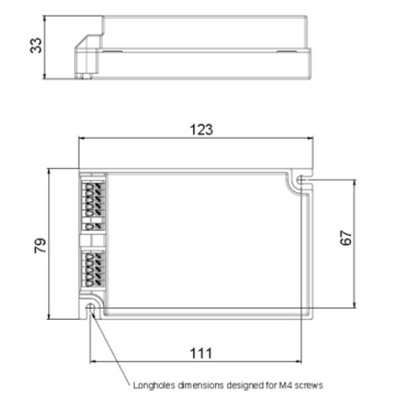 OPTOTRONIC 4DIM NFC IP20 75/170-240/1A0 4DIM NFC G3 CE 
