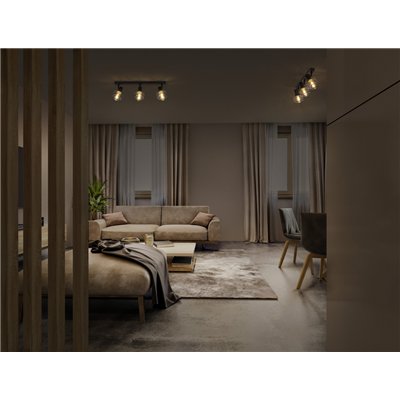 DECOR SPOT FIREFLY 3X2.8W 827 E14 Black