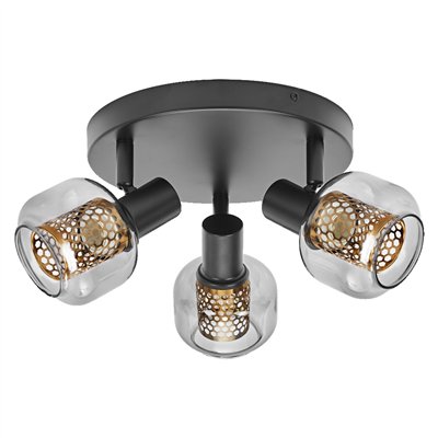 DECOR SPOT FIREFLY 3X2.8W E14 Black