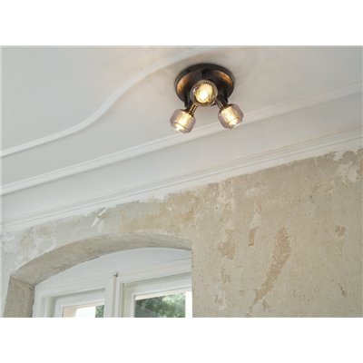 DECOR SPOT FIREFLY 3X2.8W E14 Black