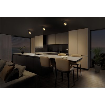 DECOR SPOT FIREFLY 1X2.8W 827 E14 Black