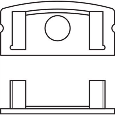 ACCESSORIES FOR FLAT PROFILES -PF04/EC/H