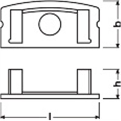 ACCESSORIES FOR FLAT PROFILES -PF04/EC/H