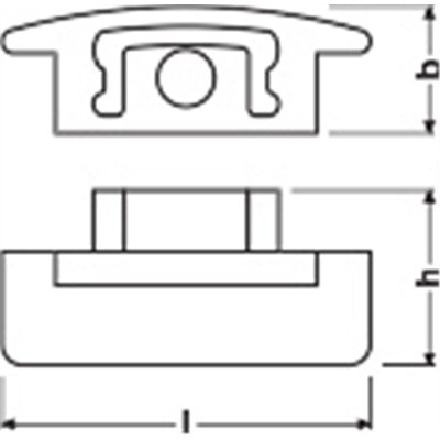 ACCESSORIES FOR FLAT PROFILES -PF03/EC/H