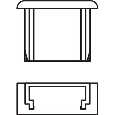 ACCESSORIES FOR FLAT PROFILES -PF02/EC