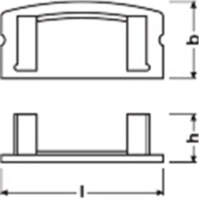 ACCESSORIES FOR FLAT PROFILES -PF04/EC
