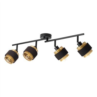 Decor Spot Hornet 4X2.8W 827 E14 Black