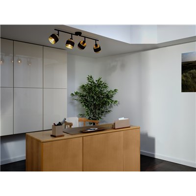 Decor Spot Hornet 4X2.8W 827 E14 Black