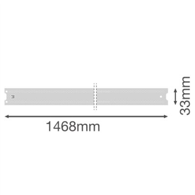 DAMP PROOF FLEX LIGHT SOURCES 1450X35 67 42W 830 DP FLEX