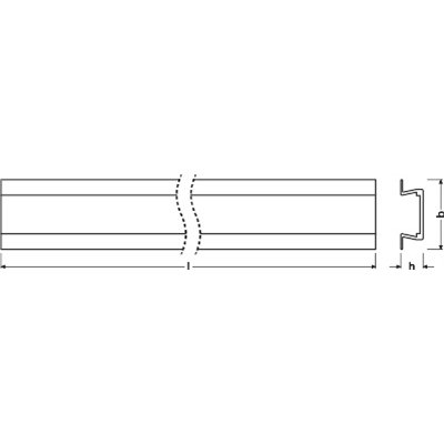 FLAT PROFILES FOR LED STRIPS -PF01/UW/22X6/10/2