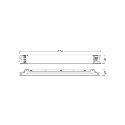 LED DRIVER LED TUBE EXTERNAL DALI -1X7-37W 220-240