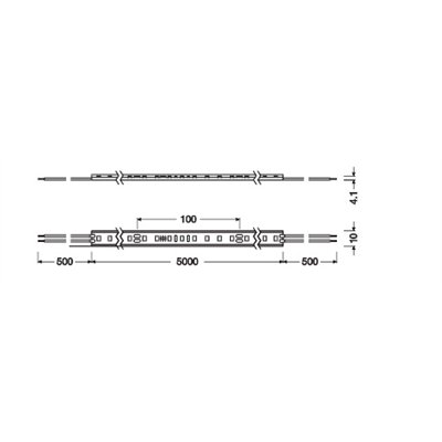 LED STRIP  V 1000 P -1000/840/5/IP66