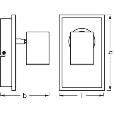 DECOR SPOT MARS BLACK 1 Spot