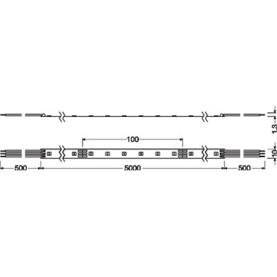 LED STRIP SUPERIOR-2000 TW -2000/TW/927-965/5