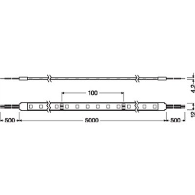 LED STRIP VALUE-500 RGB PROTECTED -500/RGB/5/IP65