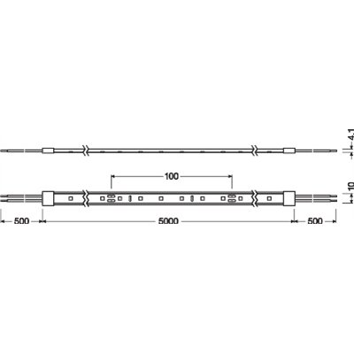 LED STRIP VALUE-600 PROTECTED -600/865/5/IP65