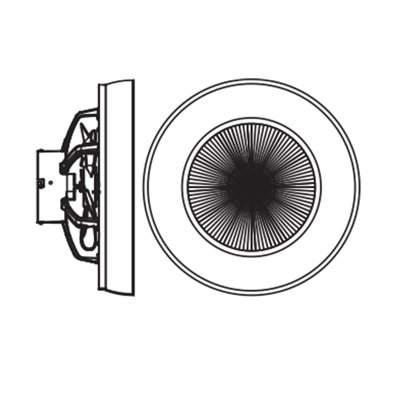 Ceiling Fan Compact 480 49W White