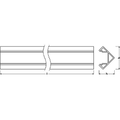 MEDIUM PROFILES FOR LED STRIPS -PM06/E/18X18/12/2