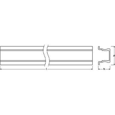 MEDIUM PROFILES FOR LED STRIPS -PM04/UW/23X15,5/10/1