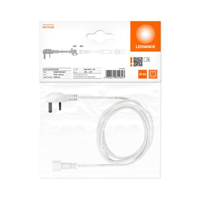 POWER PLUGS FOR LED STRIP HIGH VOLTAGE 230V - UK PLUG UK