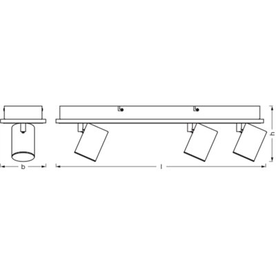 DECOR SPOT MARS WHITE 3 Spot