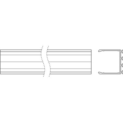 WIDE PROFILES FOR LED STRIPS -PW03/U/26X26/14/2