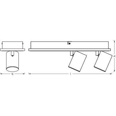 DECOR SPOT MARS WHITE 2 Spot