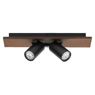 DECOR SPOT MERCURY BLACK 2x3.4W 927 DIM