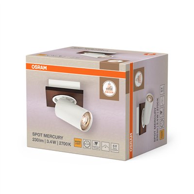 DECOR SPOT MERCURY WHITE 1x3.4W 927 DIM