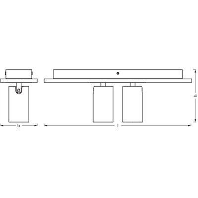 DECOR SPOT MERCURY WHITE 2x3.4W 927 DIM